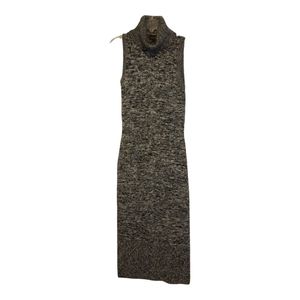 Shapefx Maxi Sweater Dress in Blk/Grey/Wht Heather